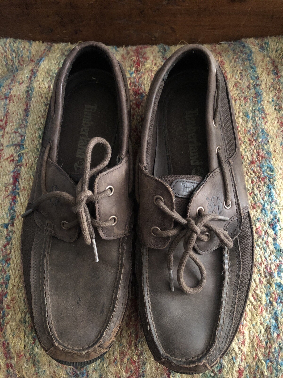 Casual Boat Deck Shoes Brown Leather 