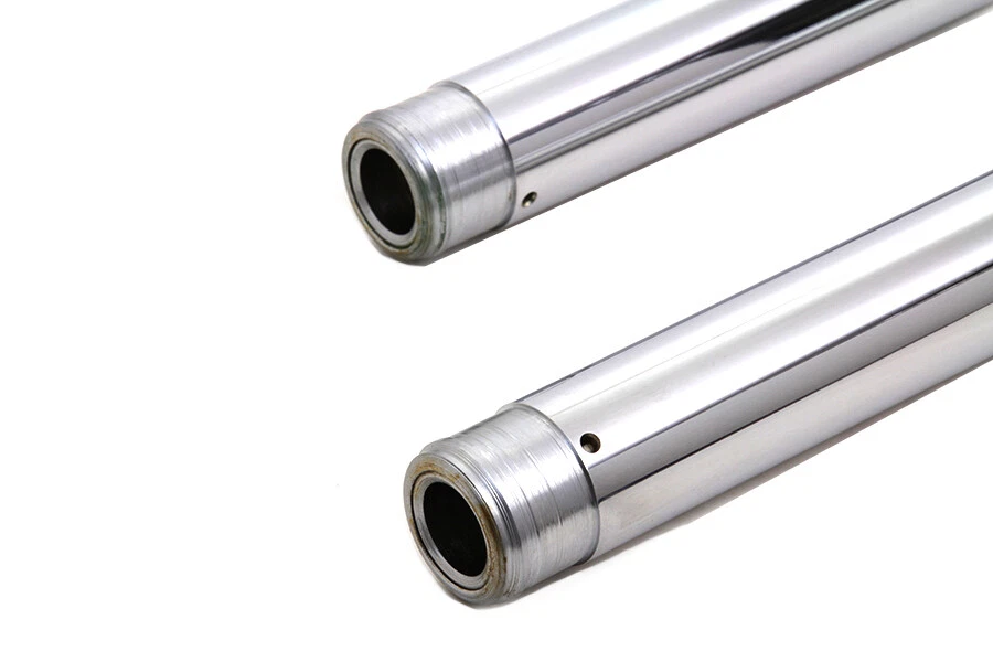 Chrome Fork Tube Set 2 inch Over Stock fits Harley Davidson - Image 3 of 4