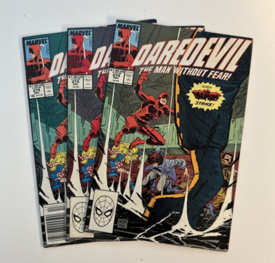 Daredevil #274 (1989) Black Bolt And The Inhumans! - Lot of 3 Comics