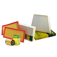 Mann Oil Air Paper Cabin Filter Service Kit For W219 W211 CLS63 E63 AMG 6.3L V8