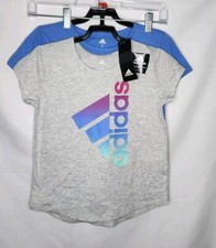 Adidas 3 Piece Shorts  Shirt Set - Girl's Size 6 NWT