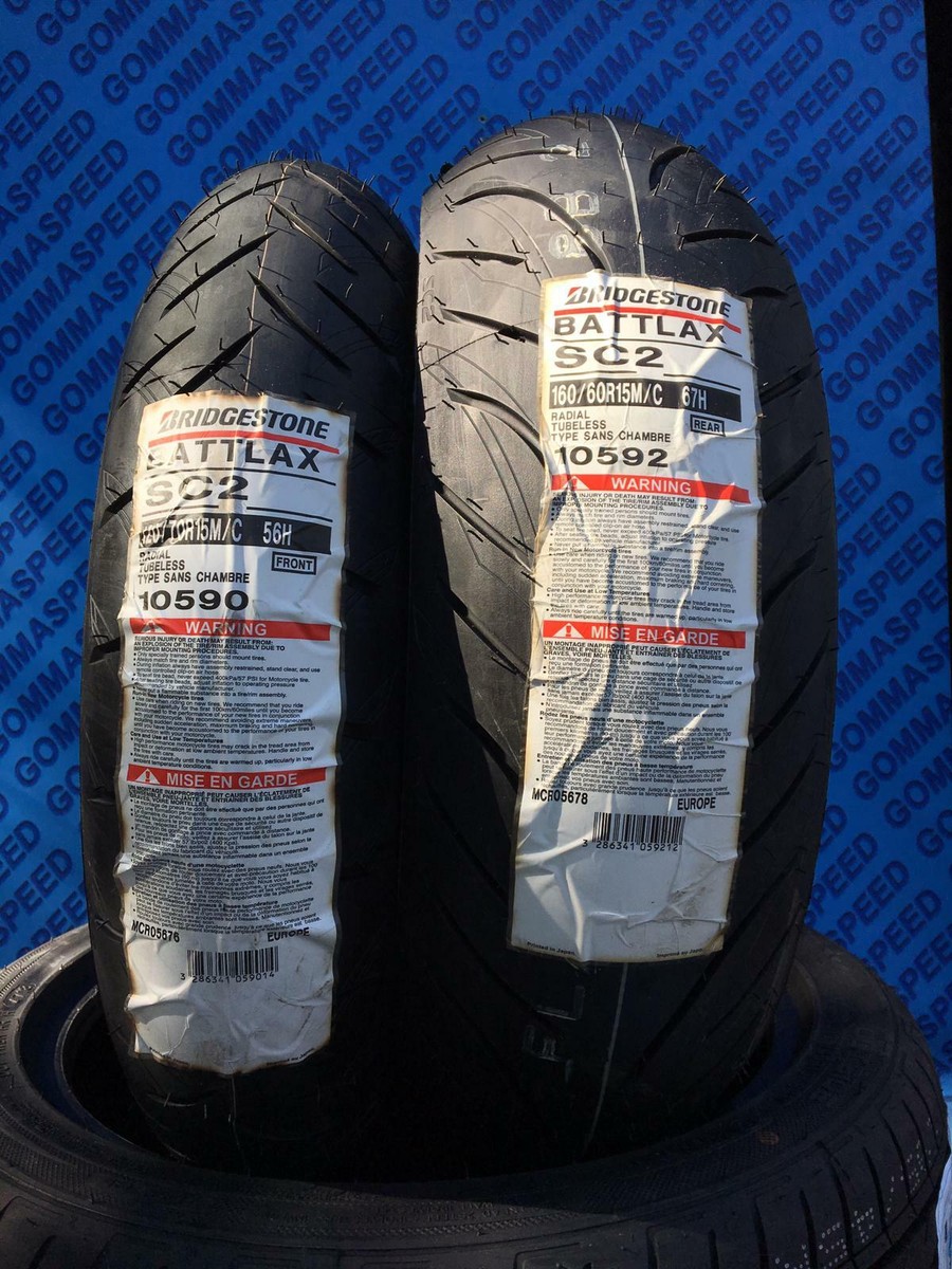 Pneumatico per Yamaha T-Max 500 530 120/70/15 56H Bridgestone SC2 DOT21