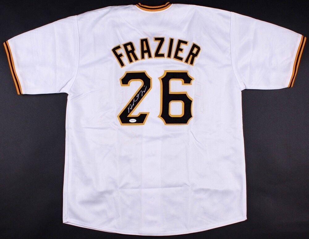 Pittsburgh Pirates Adam Frazier Black 2024 Alternate Alternate Team Logo Jersey