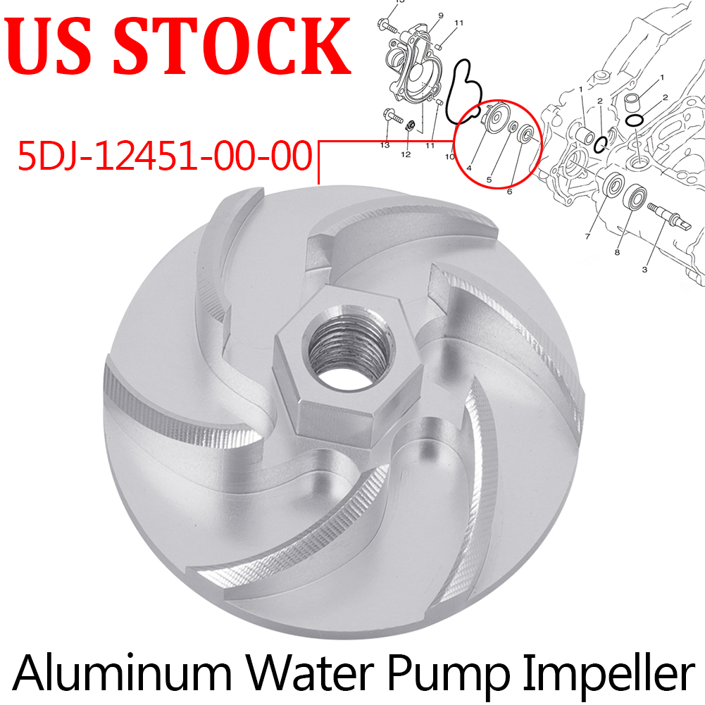 For Yamaha Water Pump Impeller YZ250 YZ400 YZ426F WR426F WR400F 5DJ124510000 eBay