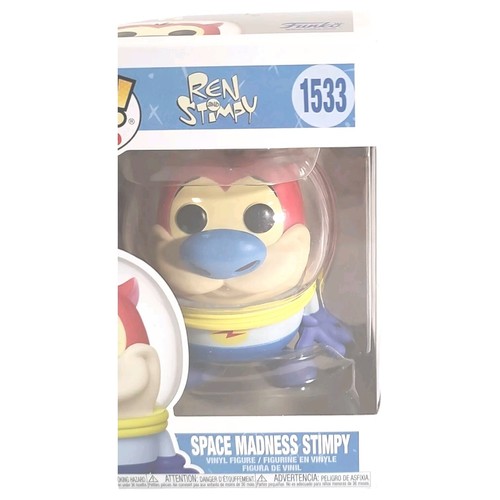 Funko Pop! Space Madness Stimpy #1533 Kids Toy Action Figure Collectible - Picture 7 of 11