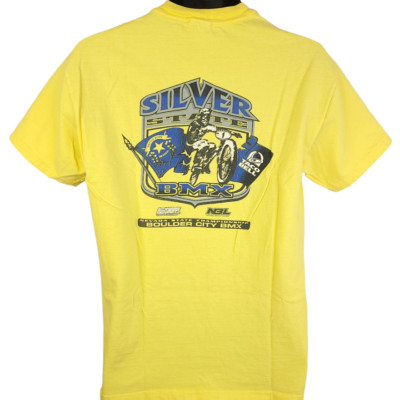 Vintage Silver State BMX T Shirt Mens Size Medium Y2K Nevada State Championship