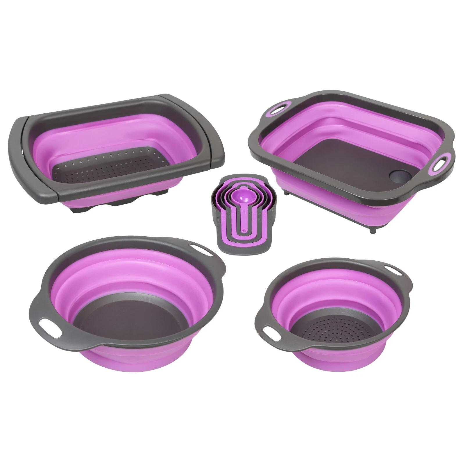 PURPLECHEF 10 PCS Collapsible Kitchen Silicone Set