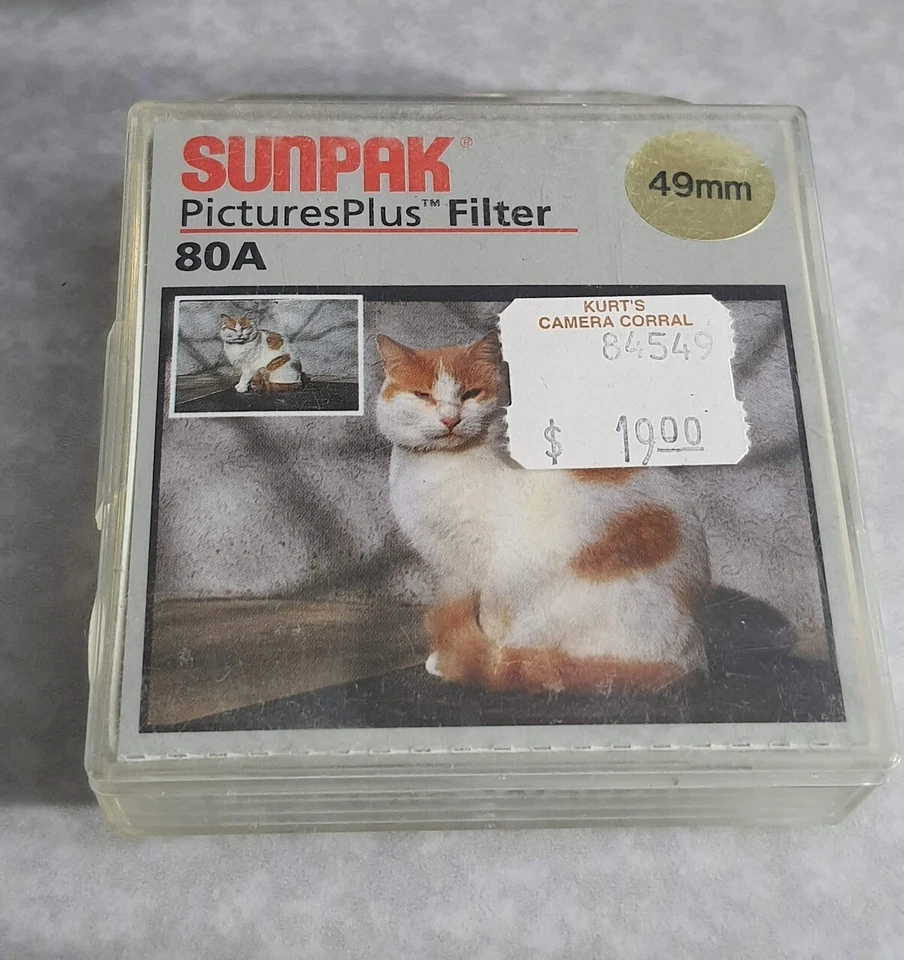 49mm 80A Blue Glass Lens filter 80 A Coated 49 mm Color 80-A Japan Sunpak - Image 4 of 4