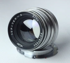 JUPITER-8 f2 50 mm  M39 Lens for Leica LM Rangefinder Vintage Photo Optic
