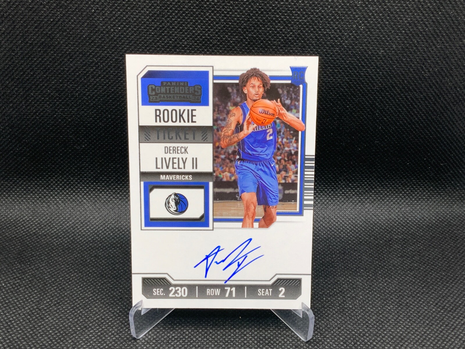 2023-24 Panini Contenders DERECK LIVELY II Auto RC Ticket!