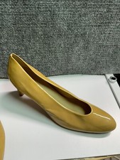 Stuart Weitzman Pumps Heels 10 Patent Leather Slip On True Vintage Shoes