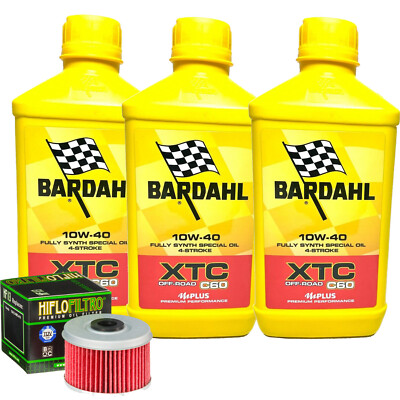 Wartungsset Öl Bardahl XTC 10W40 Filter Für Honda SXS500 M Pioneer 500 2021
