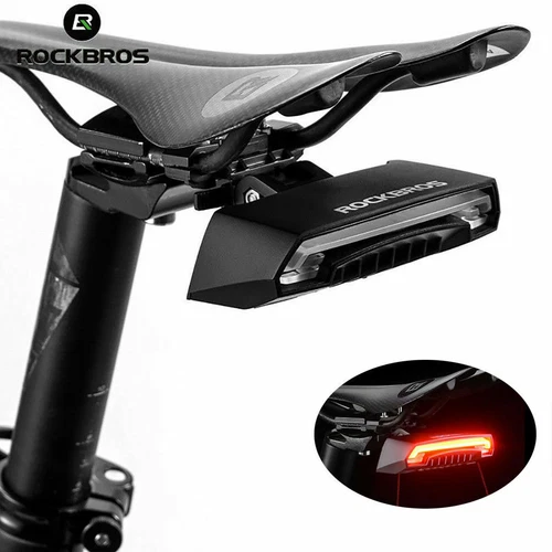 RockBros Waterproof Bicycle Tail Light Intelligent Remote Control Safety