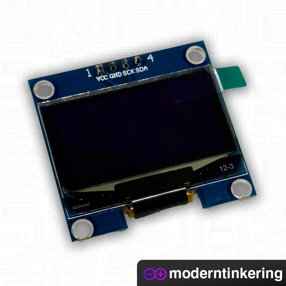 1,3 ZOLL OLED Arduino 128x64 Display SSH1106 I2C IIC TWI weiß Raspberry Pi Modul - Bild 2 von 4