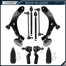 Front Tie Rod Control Arm Suspension Rack and Pinion Bellow For 2010-13 Mazda 3