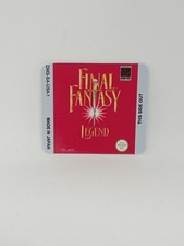 FINAL FANTASY LEGEND 1 (USA) Game Boy / GameBoy COLOR GB GBC replacement label