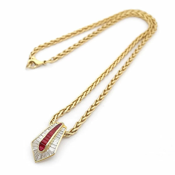 PICCHIOTTI Peerless Necklace Ruby Diamond 750YG P… - image 2