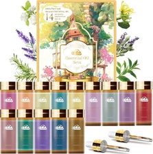 Fragrance Essential Oils Set - 14pcs, Aromatherapy for Skin, Diffusers,... 