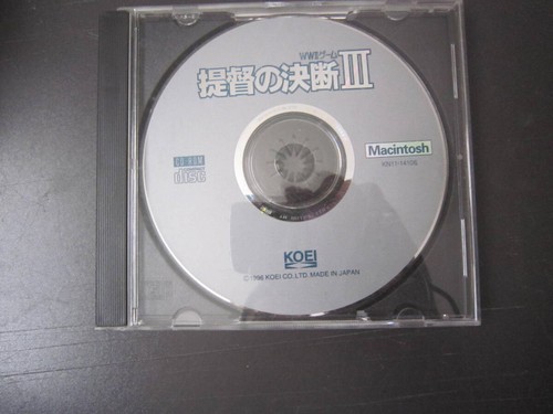 Admiral s III 3 Macintosh Mac Disk Only