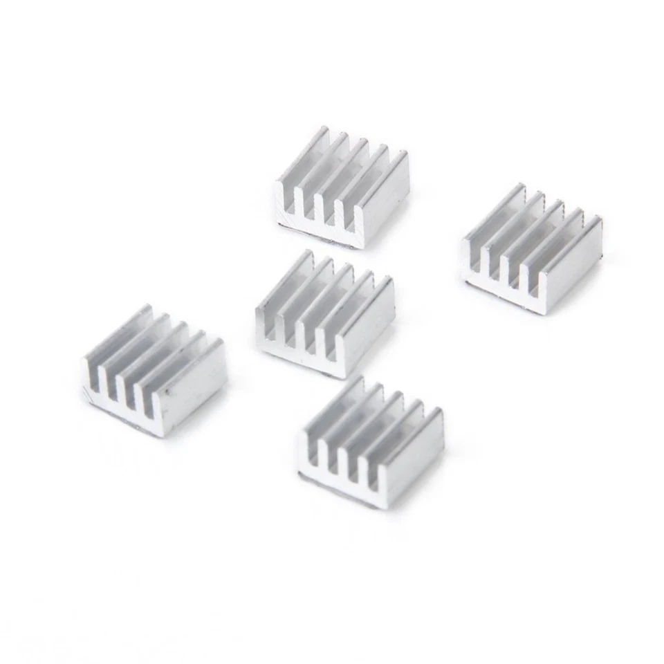 5 x Kühlkörper 8 x 8 x 5 mm Aluminium Kühlfinne für Drucker Schrittmotor 8428