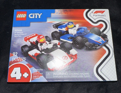 LEGO City #60464 F1 Williams Racing & Haas F1 Race Cars New Sealed