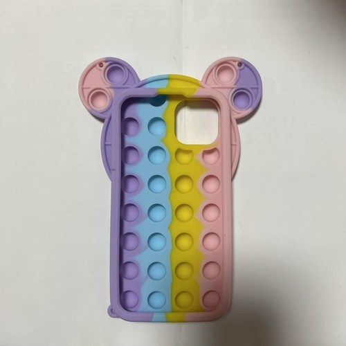 iPhone 13 14 Push Pop Case Shockproof Silicone Skin Feel Protective Cover - 第 2/2 張圖片