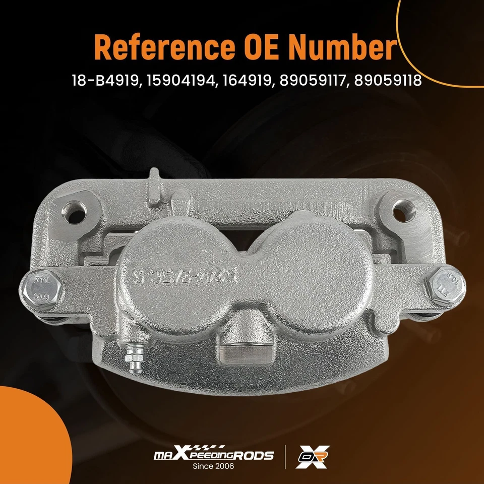 Pinza de freno delantera izquierda 1 pieza con soporte para Cadillac Escalade 2007 Escalade ESV Foto 2 de 4