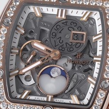 HUBLOT Spirit of Big Bang Moon Phase King Gold Diamond 647.OE.2080.RW.1604 s... 7