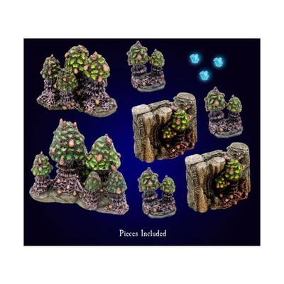 Dwarven Forge Dwarvenite Cavern Set Vile Mushroom Pack NM