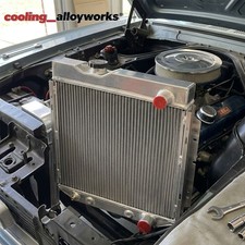 Aluminum 3 Row Radiator For 1964-1966 Ford Mustang 63-65 Falcon Comet Atmt V8