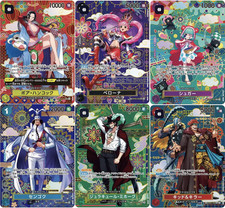 One Piece Card The Azure Sea's Seven Special Art Complete SP Set of 6 Japanese