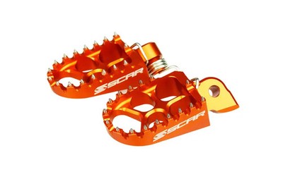 FUSSRASTEN ORANGE SCAR-EVO für KTM 450 SXS-F 2007-08