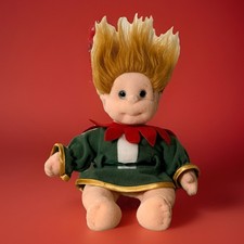 1999 Ty Beanie Kids PRECIOUS Doll 10" in TY GEAR Christmas Elf Outfit