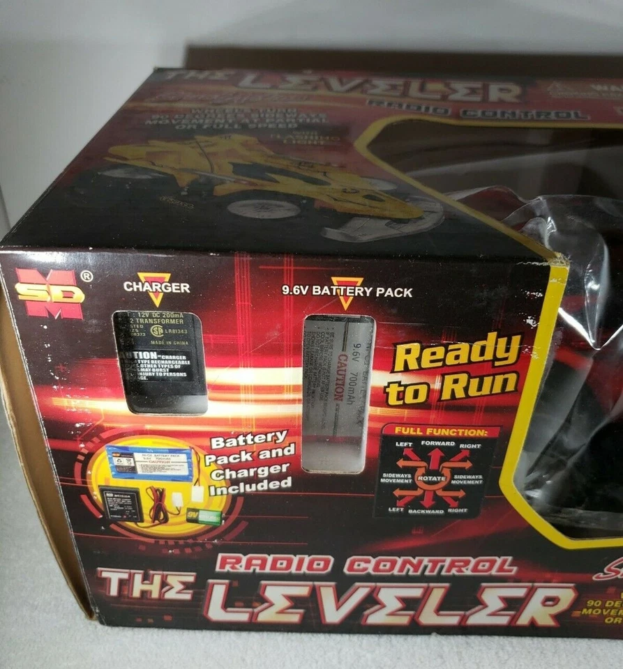LEVELER Radio Control Stunt Action Vehicle Vintage NEW  Old Stock - Image 3 of 4