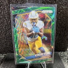Panini 2025 Prizm Kimani Vidal Los Angeles Chargers Green Pulsar Prizm #134
