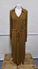 Next Ladies Mustard Yellow Long Sleeved Shirt Dress. BNWT. RRP £42. Size 14