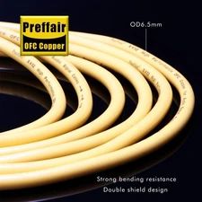 OFC Banana Plug HiFi Audio RCA Cable Extend Signal Interconnect Cable