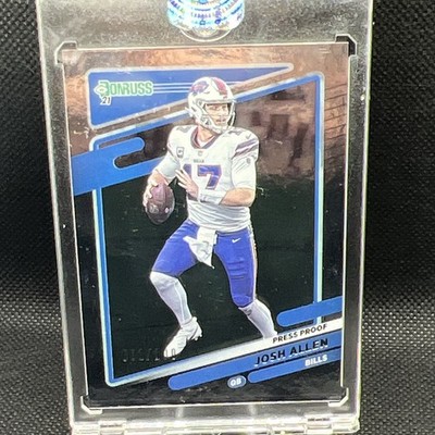 2021 Panini Donruss Josh Allen Press Proof #225 Bills SSP 1/100 First on Print!