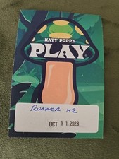 Katy Perry Runner Stickie Pass Oct 11, 2023 Show