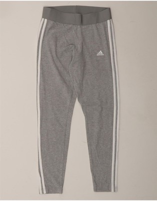 Adidas Damen Leggings UK 12/14 mittelgrau DP14