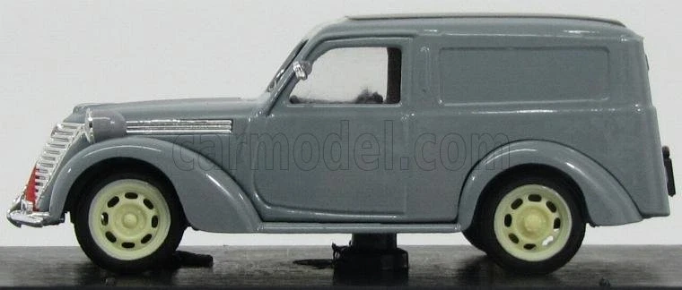 MODELLINO FURGONE STATICO BRUMM FIAT 1100E VAN 1949 GRIGIO NERO SCALA 1/43 - Immagine 3 di 3