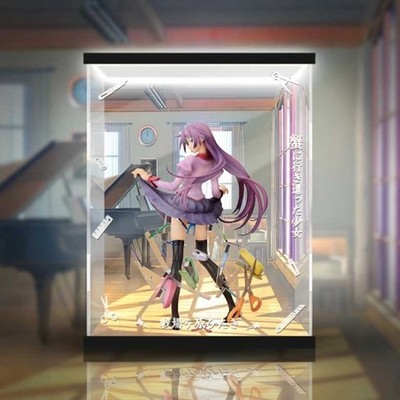 Bakemonogatari Hitagi Senjougahara 1 8 Good Smile Company    Figure Case LED Lig