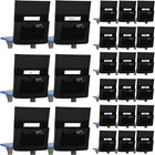 Shappy 24 Pcs Chairback Pockets Chart, Seat Storage Organizer for Kids School Su