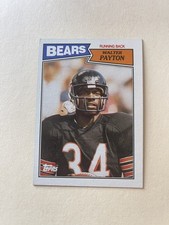 1987 Topps Walter Payton #46 Chicago Bears-  HOF
