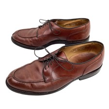 Allen Edmonds Bradley Split Toe Leather Mens 9D Derby Dress Shoes Made In USA
