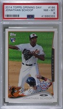 2014 Topps Opening Day Jonathan Schoop #186 PSA 8 1c7