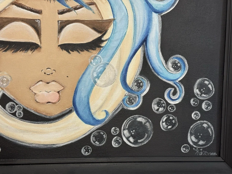 Vintage Style Alice In wonderland Wall Art 27”x21” Framed - Image 3 of 4