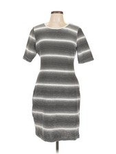 Minkpink Women Gray Casual Dress L