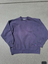 Vintage 90s Russell Athletic Sweatshirt Crewneck Blue Sweater Made in USA Men XL