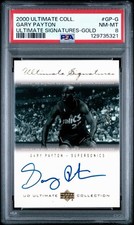 Gary Payton 2000 Ultimate GOLD Auto /25 PSA 8 NM-MT Sonics On Card Autograph